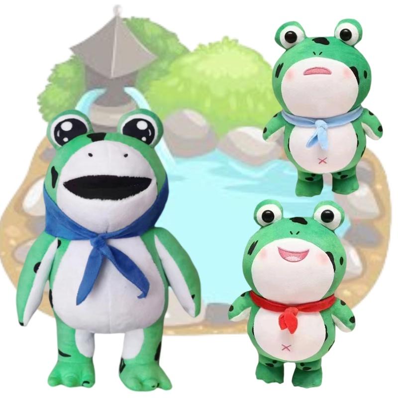 Soft And Cuddly Frog Plush Toy For Kids Aged 4-6 Authentic Douyin Design