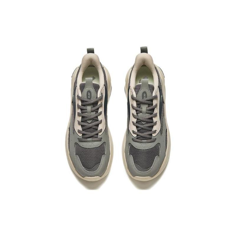 Anta Cushioning Wear-Resistant Low-Top Casual Shoes Men's Gray Sneakers 112418813-3