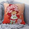 S-Strawberry-shortcake Girl Pillowcase Toon Gift Cushion Cover Bedroom Home Sofa Chair Seat Decor Pillow Case