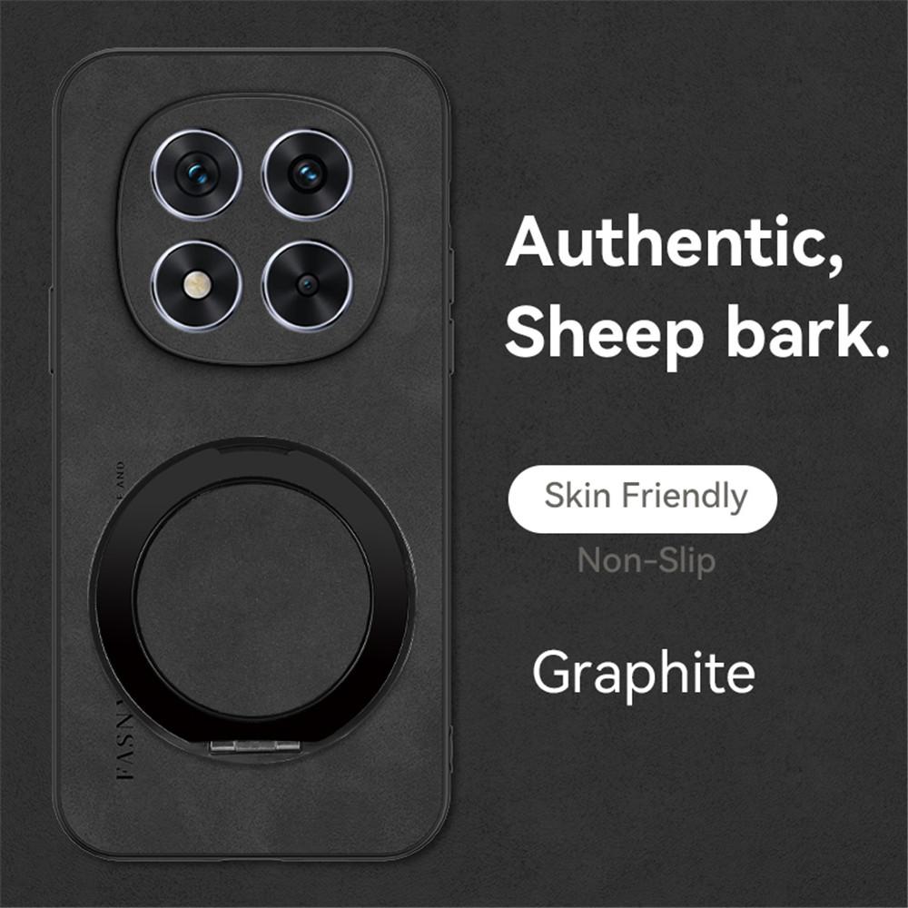 Luxusní magnetický kožený držák z ovčí kůže Pouzdro na telefon pro Xiaomi Redmi Note 14 15 Pro Plus 4G 5G Stojan Nárazuvzdorný kryt Fundas