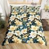 Botanical Lily Duvet Cover Twin Full Queen King Chic Floral Comforter Cover Boho Flower Bedding Set Watercolor Petals Bed Set