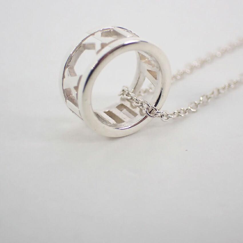 [Pre-owned] TIFFANY/Tiffany 925 Open Atlas Pendant/Necklace/j9-7