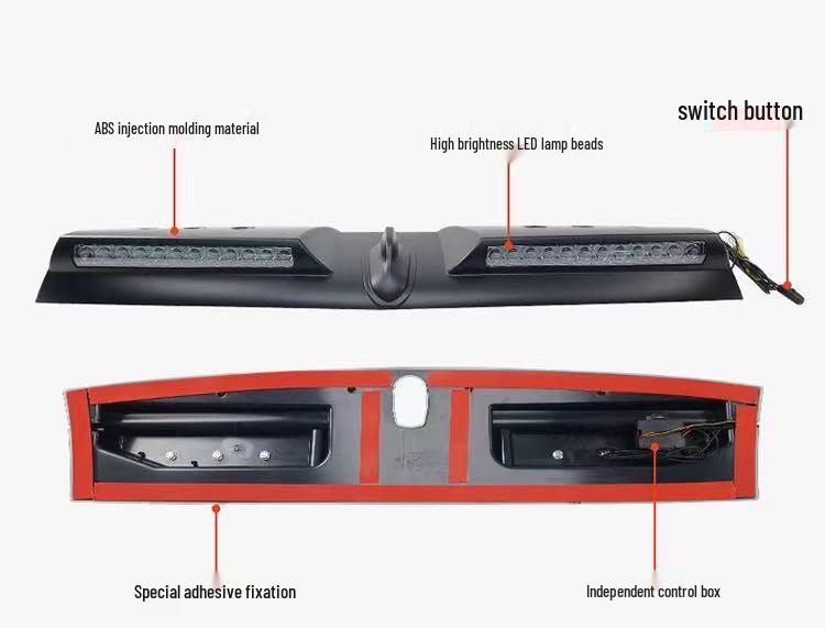LED Roof Light for Ford RANGER T7 T8 T9 - Off-road Vehicle Luggage Rack Decoration Parts