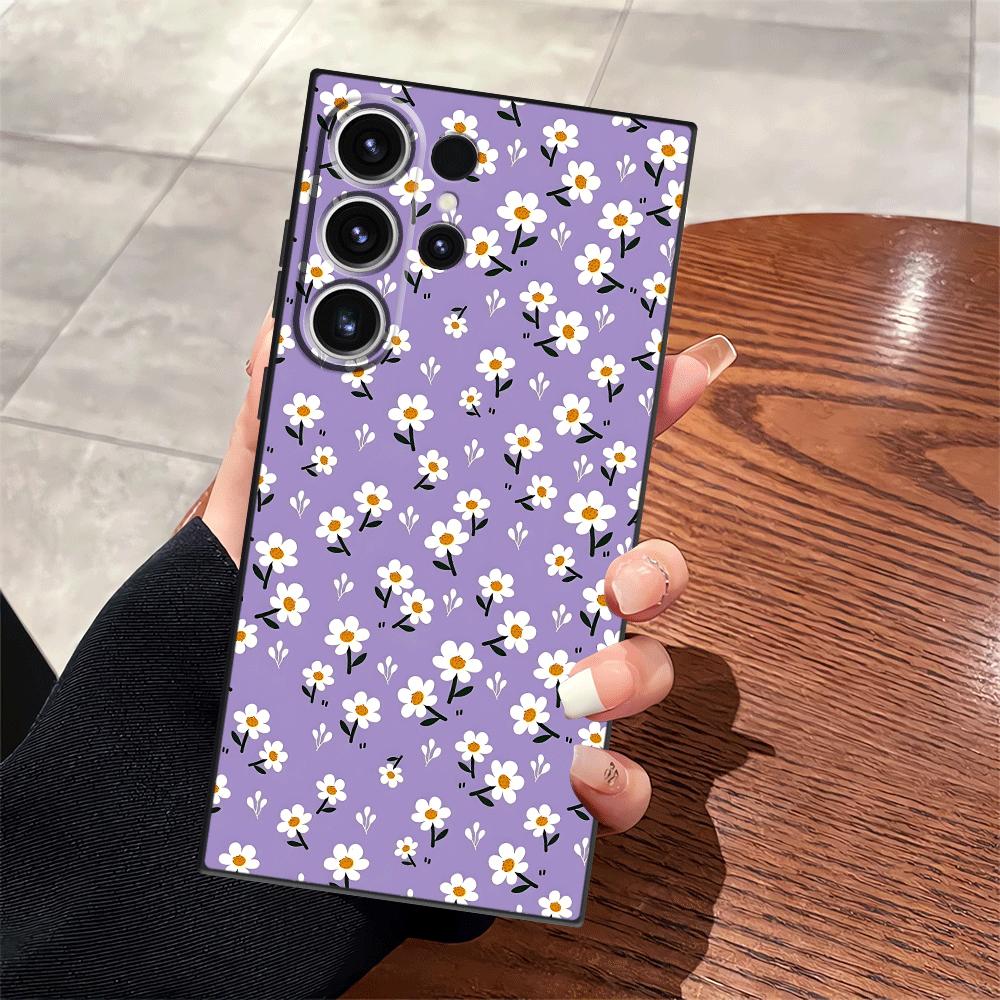 

Мультяшный чехол с ромашками для Samsung Galaxy S25 S23 S26 S10 S9 Note 20 8 9 10 S24 Plus S20 Ultra S21 FE Funda Чехол для телефона Galaxy S21 FE 5G