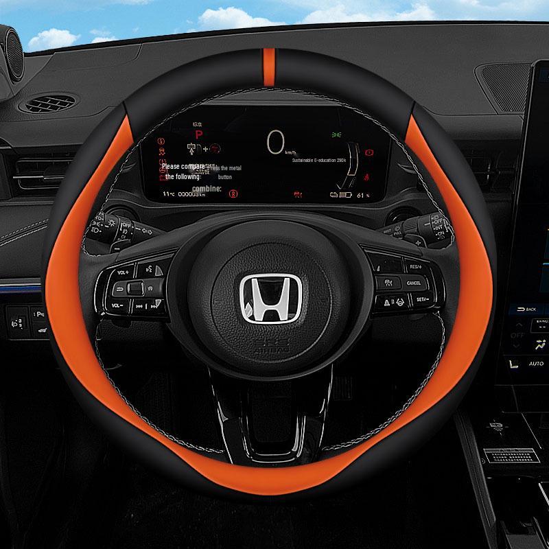 2022 Honda eNS1 NP1 Steering Wheel Cover - Genuine Leather, Wear-Resistant, Ultra-Thin, All-Season 38cm