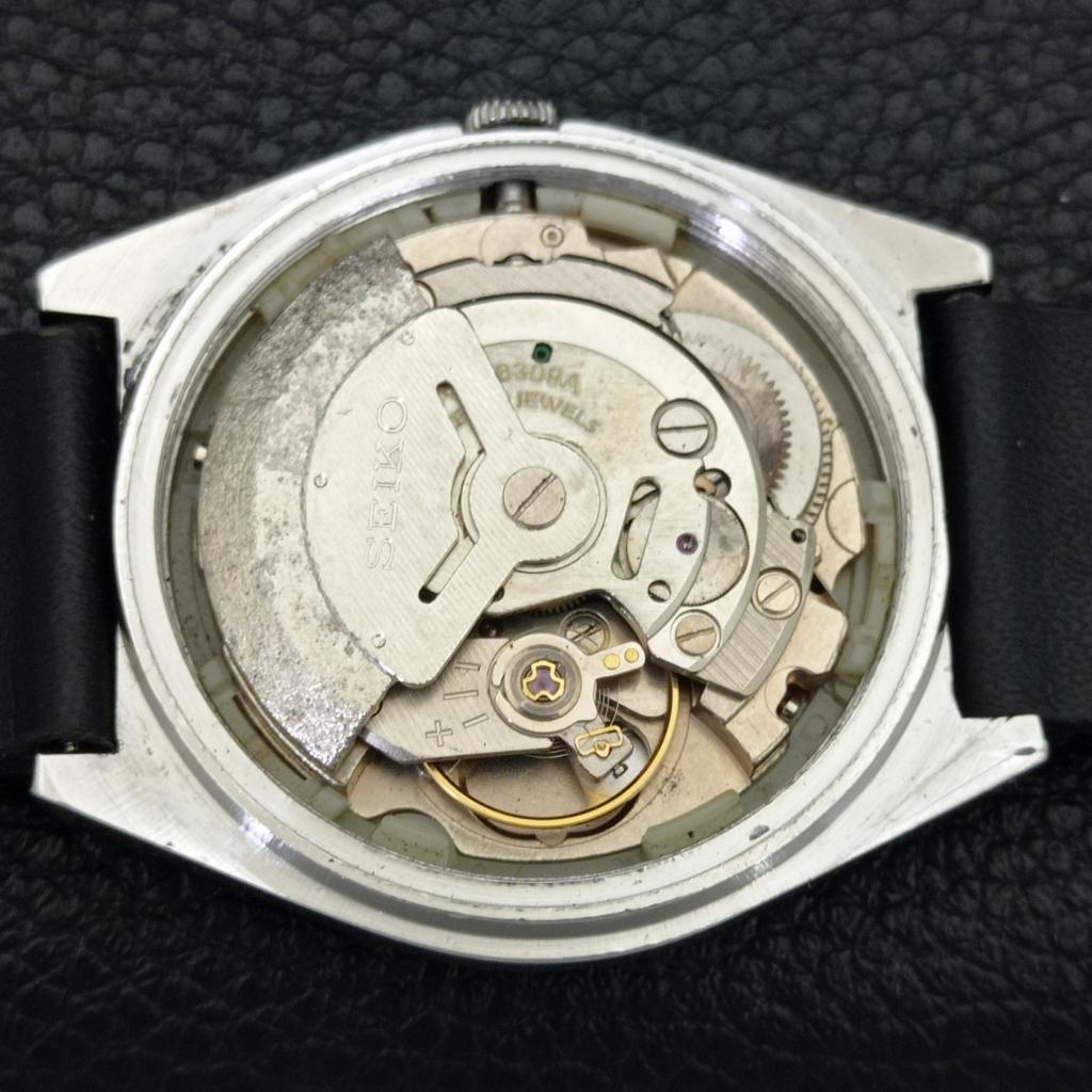 Seiko 5 AUTOMATIC 6309A JAPAN MENS VINTAGE GOLDEN COLOR DIAL WATCH A701458-5 R206b-a701458