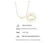 18K Gold Plated Irregular Heart Gel Bead Clavicle Bracelet & Niche Titanium Steel Jewelry Set by Qiong Yao Design
