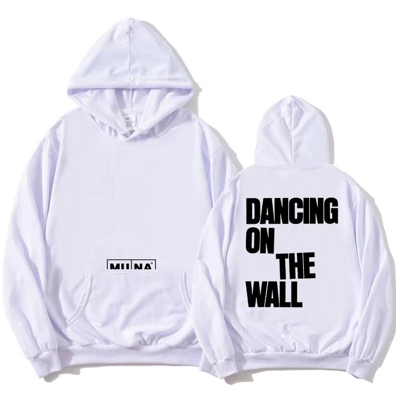 MUNA Dancing on The Wall Hoodies Long Sleeve Hooded Sweatshirt Unisex Streetwear Pop Band Design Pullovers Female Clothing