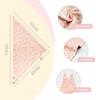 Baby Bandana Bibs 5-Pack, 100% Cotton Muslin Drool Bibs, Teething & Feeding Bibs for Infants, Pink & White