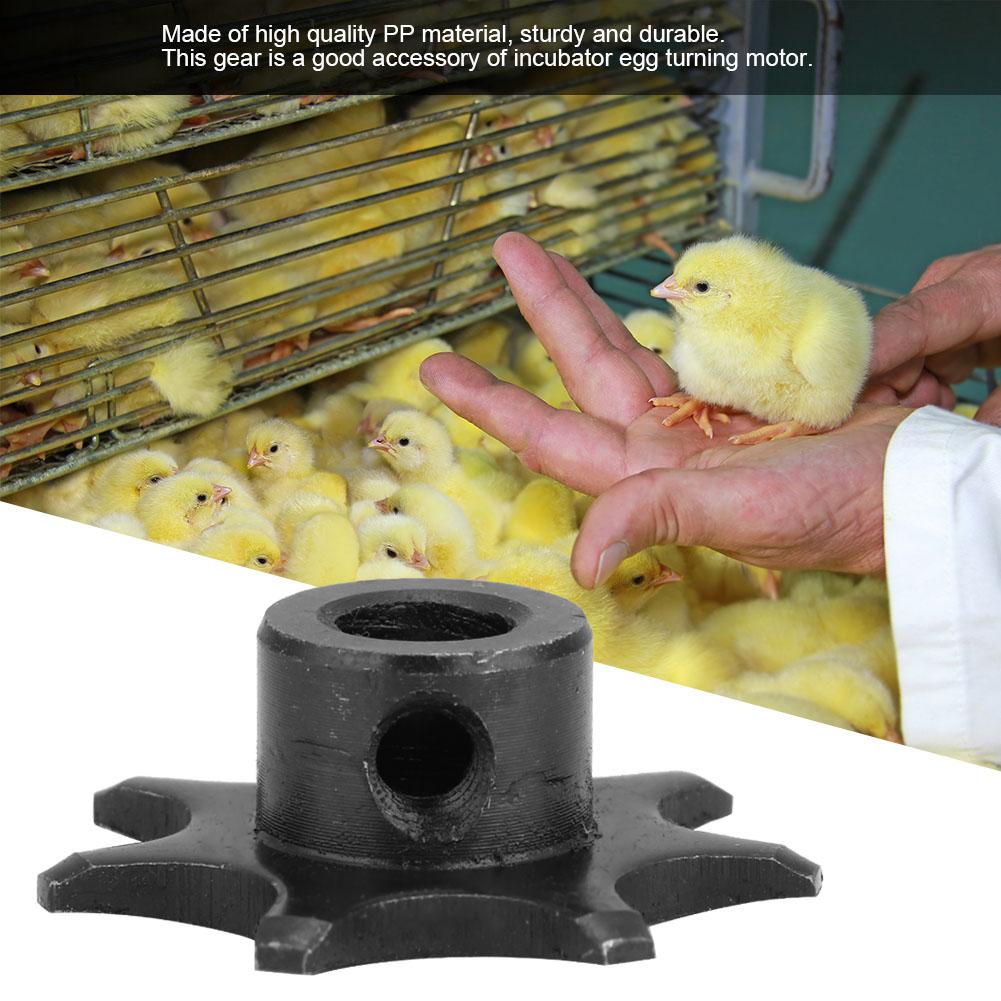 2 SZT. Koło zębate odwracalne silnika napędowego do silnika obracającego jajami, akcesoria do inkubatora, sprzęt rolniczy