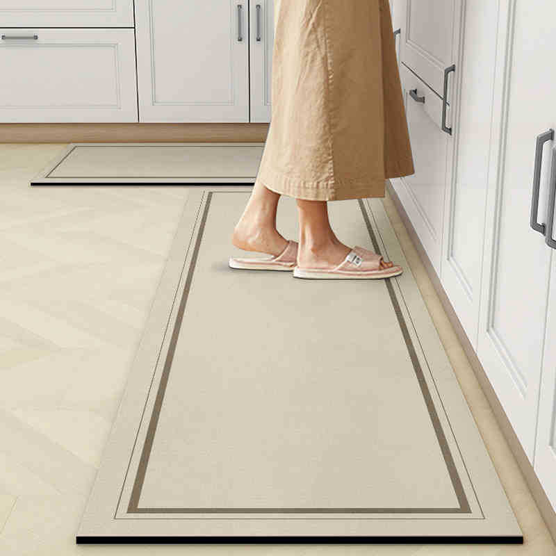 Small Fresh Kitchen Floor Mat, Water-Absorbing And Oil-Absorbing Floor Mat, Household Non-Slip, Wear-Resistant And Dirt-Resistant Floor Mat, Easy