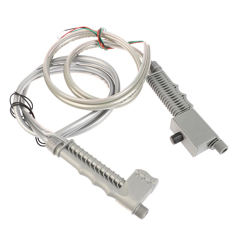 Power Switch Handle for Electric Sprayer, Dual-Line Hose Outlet Pipe, Control Line in Random Hue.