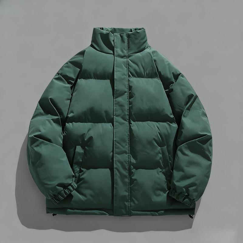 Cotton Jacket Men's Standing Collar CottonJacket Mens Winter Loose Warm Fashion Trend Casual Versatile High-quality Bread Jacket