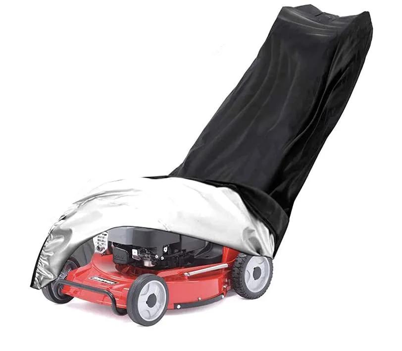 

Чехол для садовой косилки Уличный УФ-защитник Дождестойкий Солнцезащитный Оксфордская ткань Универсальный размер Защитный чехол 193x112x64cm чёрный