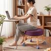 Universal Wheel Sliding Wheel Stool Round Shape Small Stool Multifunctional Stool  Children Use