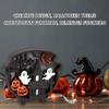 Children's Halloween Countdown Advent Calendar with LED Light for Home Decors Daily Changeable Wall Decors for Kids