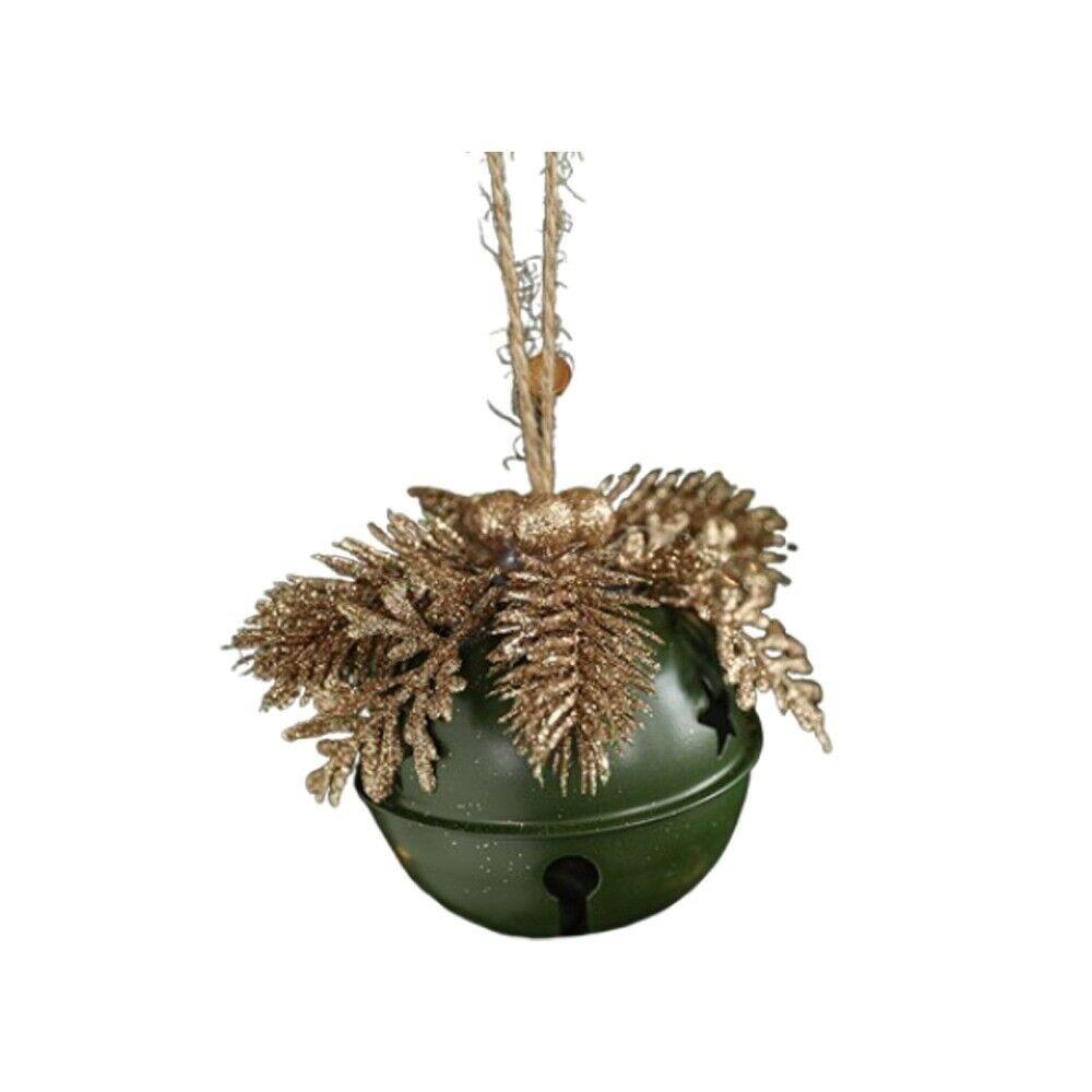 new Christmas Gold Bells Pendant Retro Xmas Tree Hanging Bells Party Favors Christmas Decorations Ambience Decoration