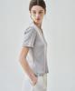 Deuloupisumeon Bay Henley Neck Short Sleeve T-Shirt [L.Grey]