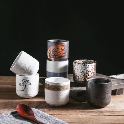 1 Stück Neue japanische Kaffee-Keramiktassen, Matcha stapelbare Wasserbecher und Sake-Becher