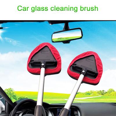 Telescopic Window Glass Cleaner Brush Kit Car Window Windshield Cleaning Wash Tool Inside Interior Auto Glass Wiper