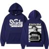 Felpa con Stampa Double Sided Rapper Eminem Uomo Donna Hip Hop Vintage Oversize Felpe con Cappuccio Tendenza Moda Felpe con Cappuccio Streetwear