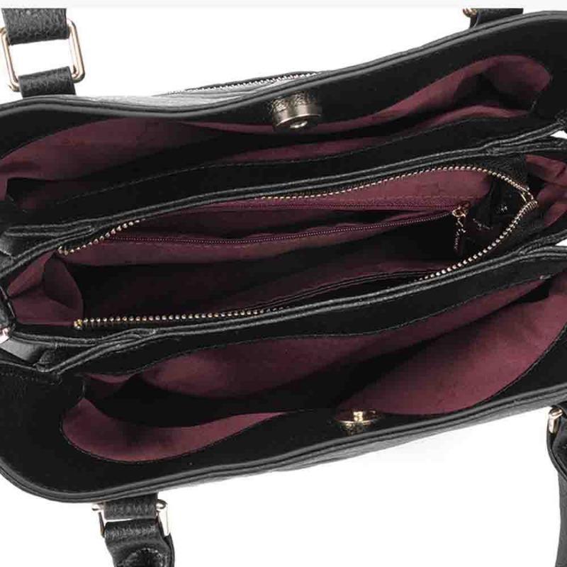 High Quality Embossed Women's Bag Flower Texture Handbag Niche Large Capacity Removable Messenger Bag