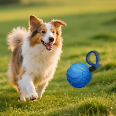 Interactive Dog Ball Smart Automatic Waterproof Moving Dog Ball Pet Toys For Enrichment Stimulation Busy Exercise Fetch Puppy