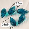 10pcs Teardrop Faceted Crystal Glass Beads Loose 12x25mm Drilled Pendant Drops  Crafts Beads for DIY Jewelry Making  Accessories