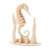 DIY 3D Wooden Puzzle Model Animal Montessori Toys for Children Crafts Dachshund Skeleton Assembly Gift Set for Kids Adults Teens