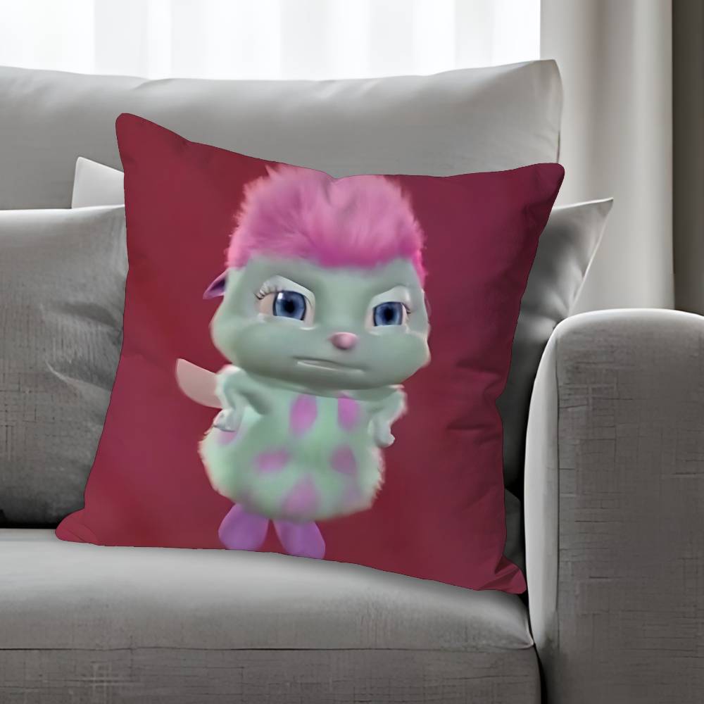 Cute Funny BBibblesS Pillow Cases for Bedroom Living Room Sofa Home Decor Polyester Cushion Cover with Zipper