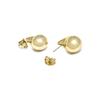 Boucles d'oreilles - LUXENTER - Iswind - Alliage métallique - Or jaune 18k - 22,8 mm