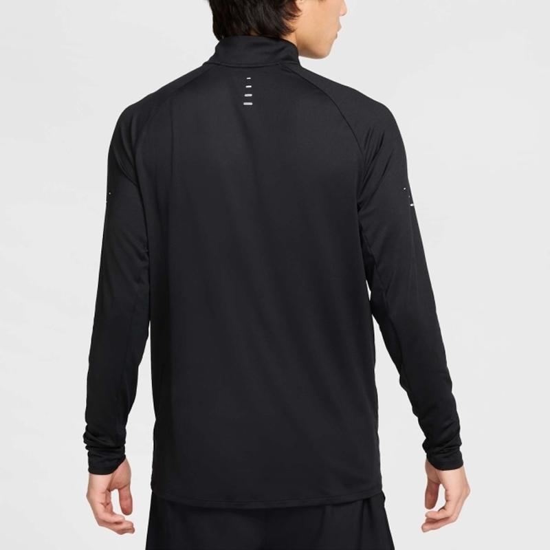 Nike Stride HZ Midlayer Breathable Stand Collar Long Sleeve T-Shirt Men Tops Black HV2181-010