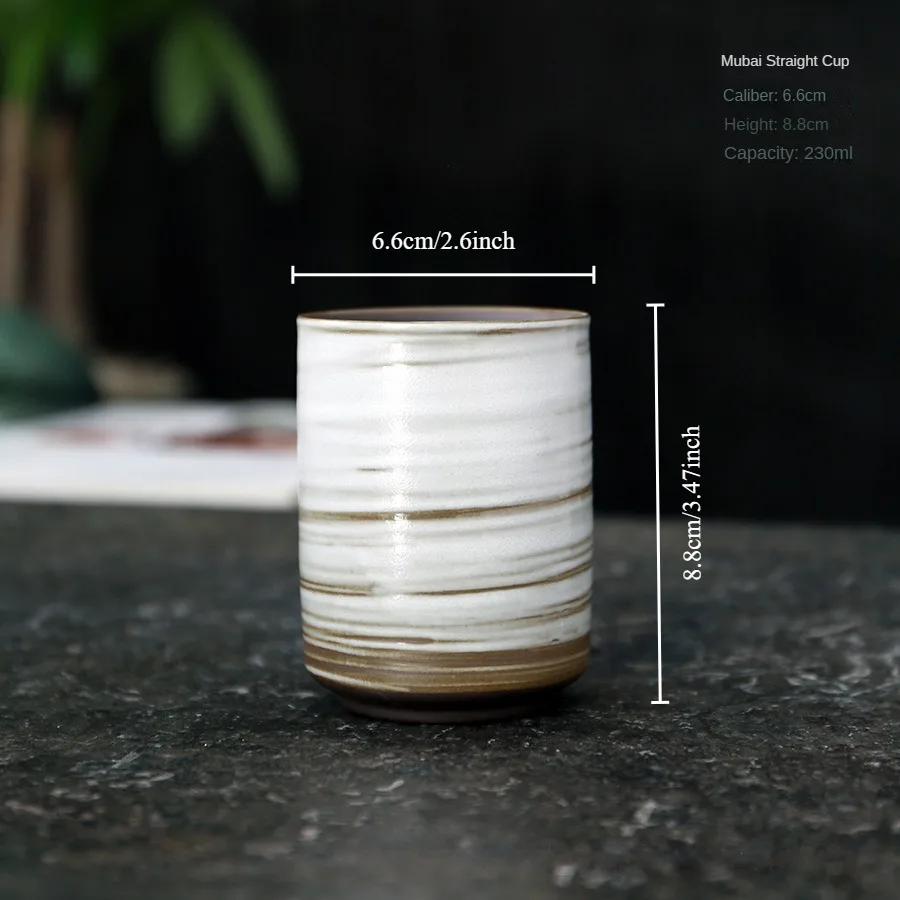 Hand-painted ceramic retro coffee cups creative kiln change infused wax aromatherapy cups master cups tea cups wheat tea cups