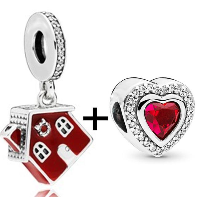 2 teile/los Romantische Liebe Lebkuchen Mann Perlen Fit Original Marke Charms Silber Farbe Armband Frauen Diy Valentinstag Schmuck