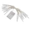 LED Ice Cone String Light 20LEDs Waterproof Icicle Fairy String Light for Holiday Christmas Indoor
