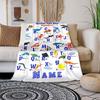 Learn About Animals Customize Your Name Blanket Warm Comfortable And Soft Blankets Are Suitable For Home Chairs Office Sofas Sofas Office Camping And