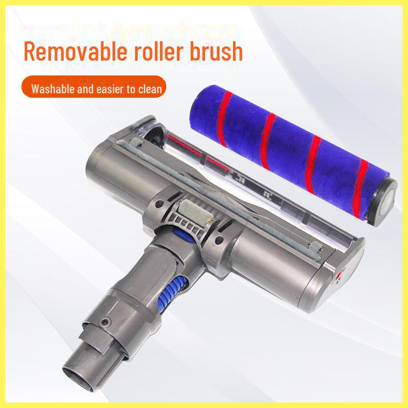 Compatible Dyson Vacuum Floor Brush Head for V6, V8, V10 - Electric Suction for Carpet and Hard Floors.