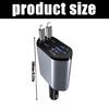120W Car Chargers with Double  Type C Ports & Heat Resistant Aluminum Designs Vehicle Chargers Simple Installs for Phone 15