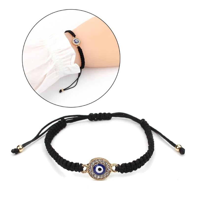 Woven Bangle String Braided Evil Eye Bracelets Unique Symbolic Wrist Jewelry Fashion Hand Rope for Women and Girls