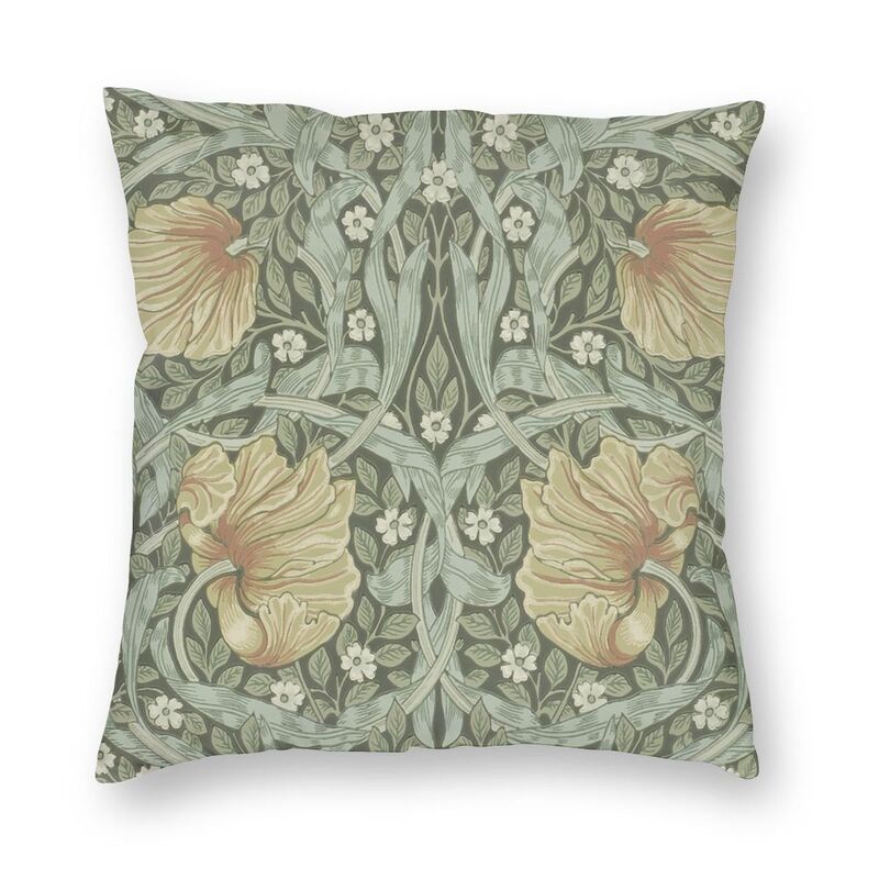 Tree Of Life By William Morris Cushion Cover Two Side 3D Print Snakeshead Textile Throw Pillow Case for Living Room Pillowcase