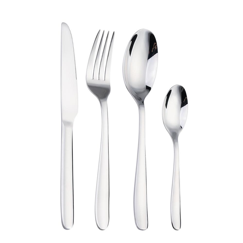 Spoon Set Western Food Steak Knife and Fork Stainless Steel Coffee Spoon Dessert Spoon Household Western Food Tableware