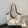 Cotton Linen Tote Bag For Women Large Capacity Fashionable Casual Daily Use