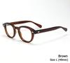 Johnny Depp Lemtosh Glasses Frame Men Women Luxury Brand Vintage Computer Goggles Acetate Glasses Frame Transparent Lens Box