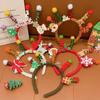 1PC Cute Hairband Merry Chritmas Christmas Party Favors Christmas Twisted Headband Santa Claus Xmax Tree Hair Accessories