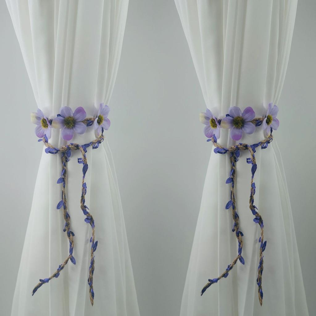 Fresh Wreath Curtain Strap Super Fairy Forest Flower Strap Decorative Strap Plant Vine Curtain Strap