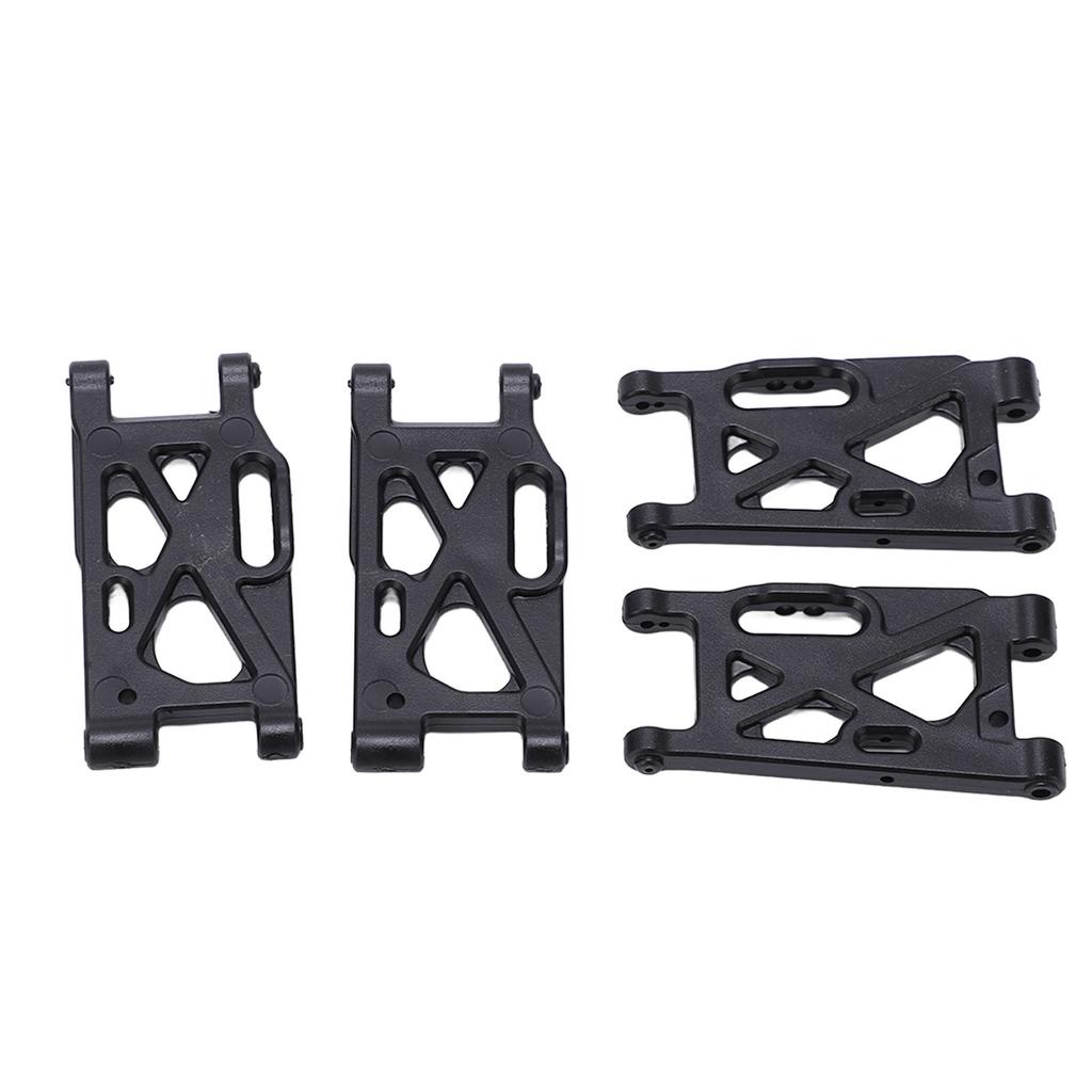 4pcs RC Suspension Arm Front Rear Black Plastic for WLtoys 144001 144002 124019 124018 124017 144010