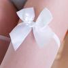 Kawaii Lolita White Bow Thigh High Stockings - Women's Sexy, Trendy, Thin Socks