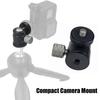 Mini Ball Head for GoPro for Osmo 360° Rotatable Aluminum Alloy 1/4 Screw LED Video Light Phone DSLR Camera Monopod Tripod Head