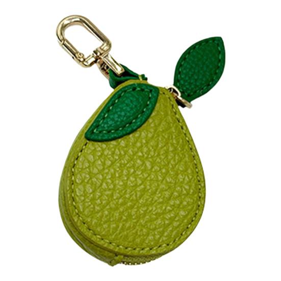 Cute Fruit Coin Purse Bag Charm Mini Fruit Coin Wallet Zipper Change Purse Keychain Charm for Handbag Tote Wallet Accessories