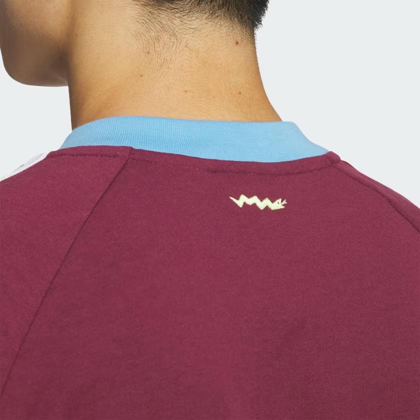 Adidas Originals X Yeseyesee Collaboration FW24 BS Team Logo Casual Short Sleeve T-Shirt Men T-Shirts Victory-Crimson JN5821